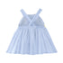 Summer girls halter rainbow dress